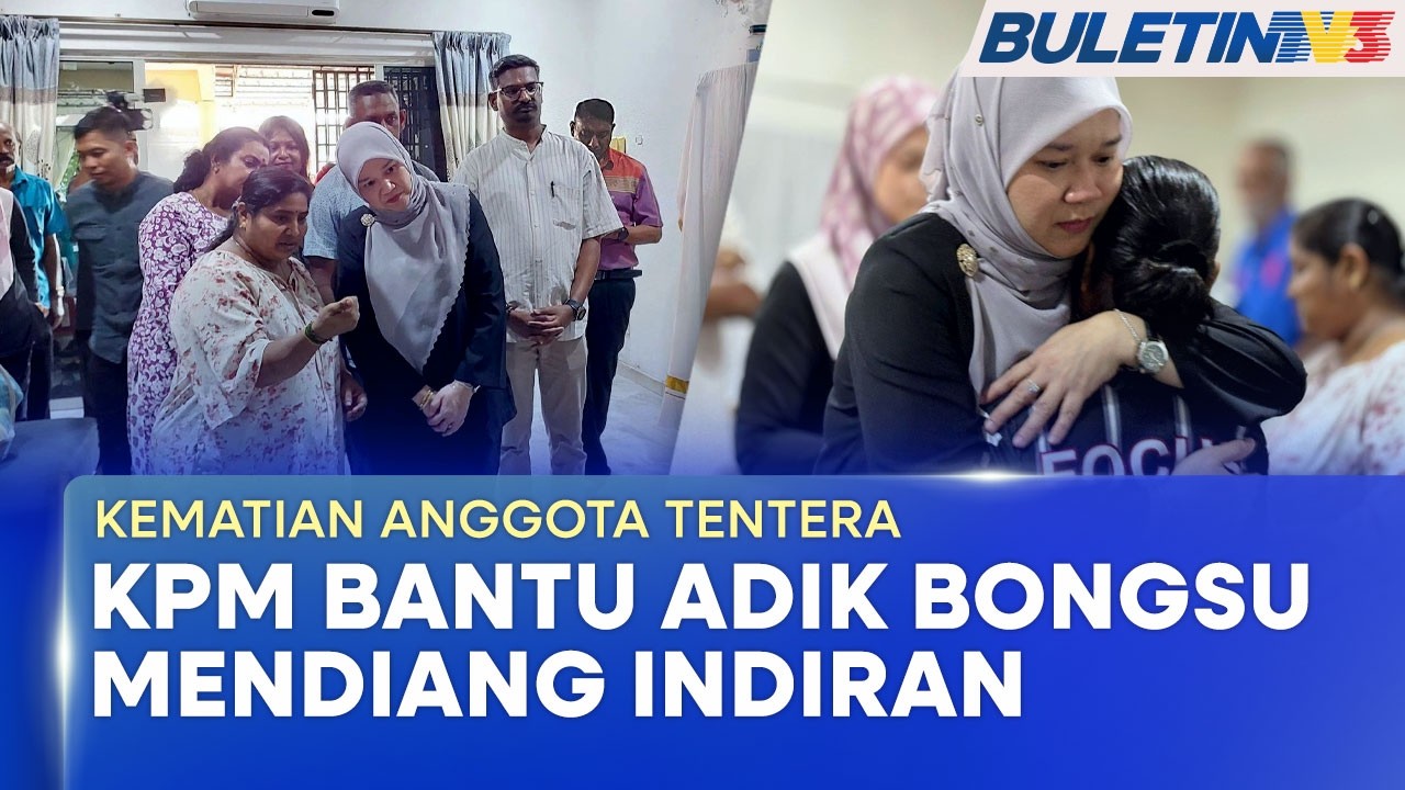KEMATIAN ANGGOTA TENTERA | KPM Selaras Bantuan Kepada Adik Bongsu Indiran - Fadhlina