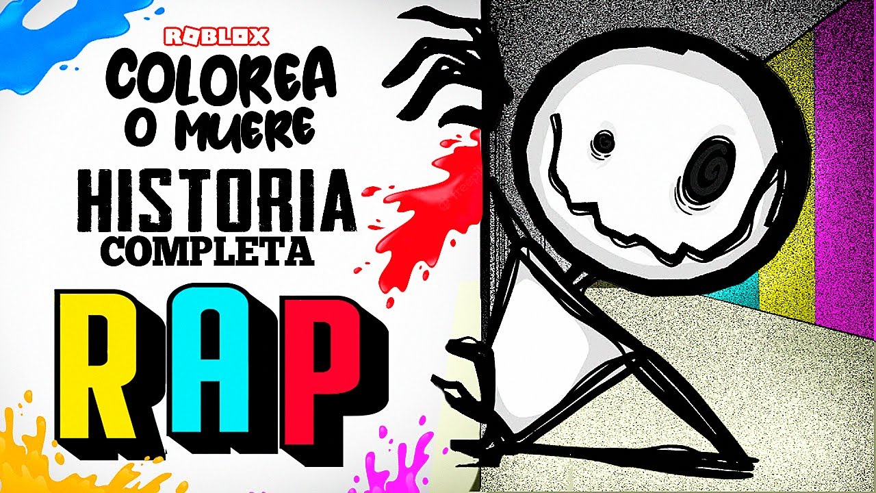 TODOS los FINALES Secretos! 🎨 RAP de COLOREA o MUERE Capitulo 1 y 2 (ROBLOX) 🎨 AleROFL