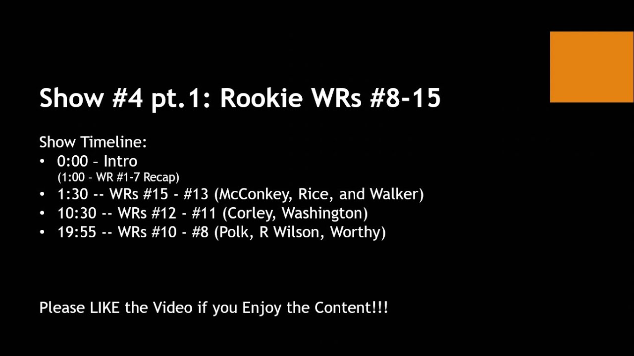 Too-Early 2024 Rookie WR Sleepers -- WR Rankings #8 - #15