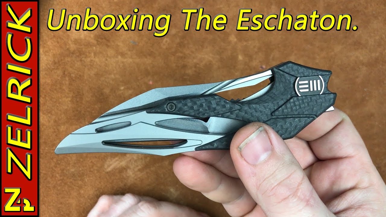 Unboxing the Eschaton by WE Knife and Isham Blade Works