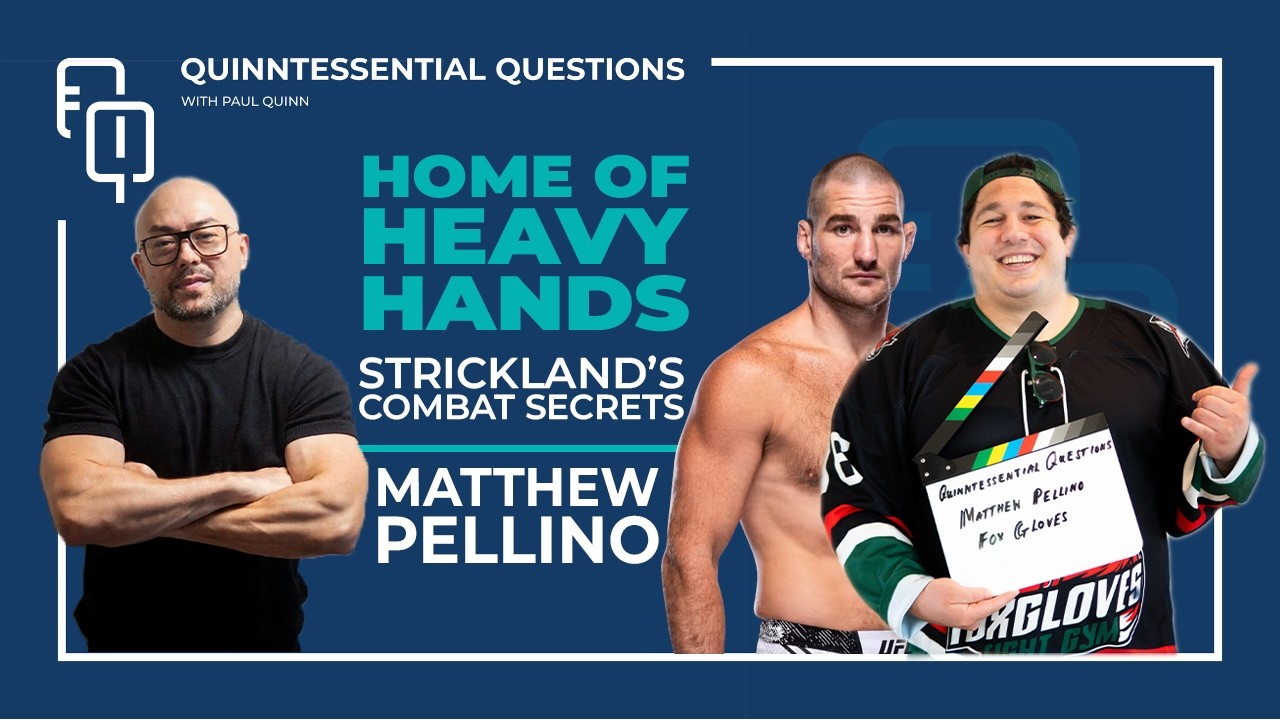 UFC Coach on Strickland, $750K Bonuses & Building Foxgloves | Quinntessential Questions #69