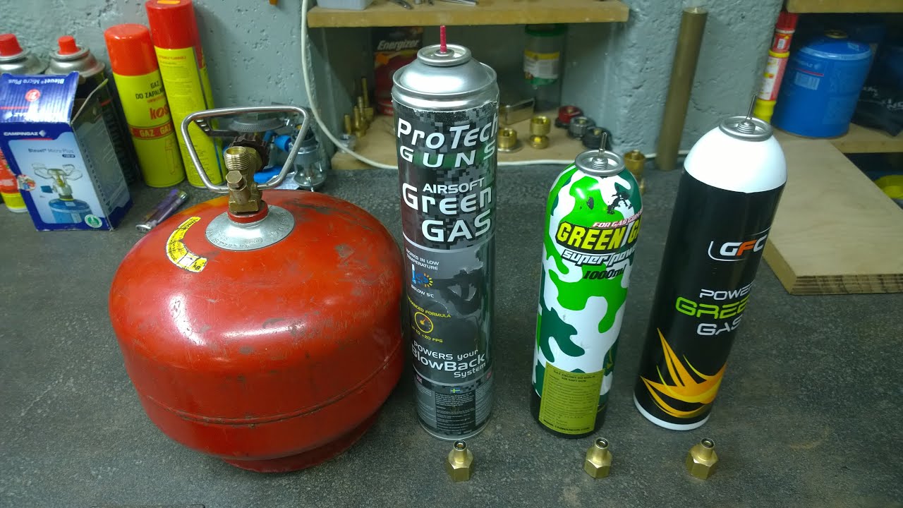 Napełnianie kartusza GREEN GAS PROPANEM z butli turystycznej PL