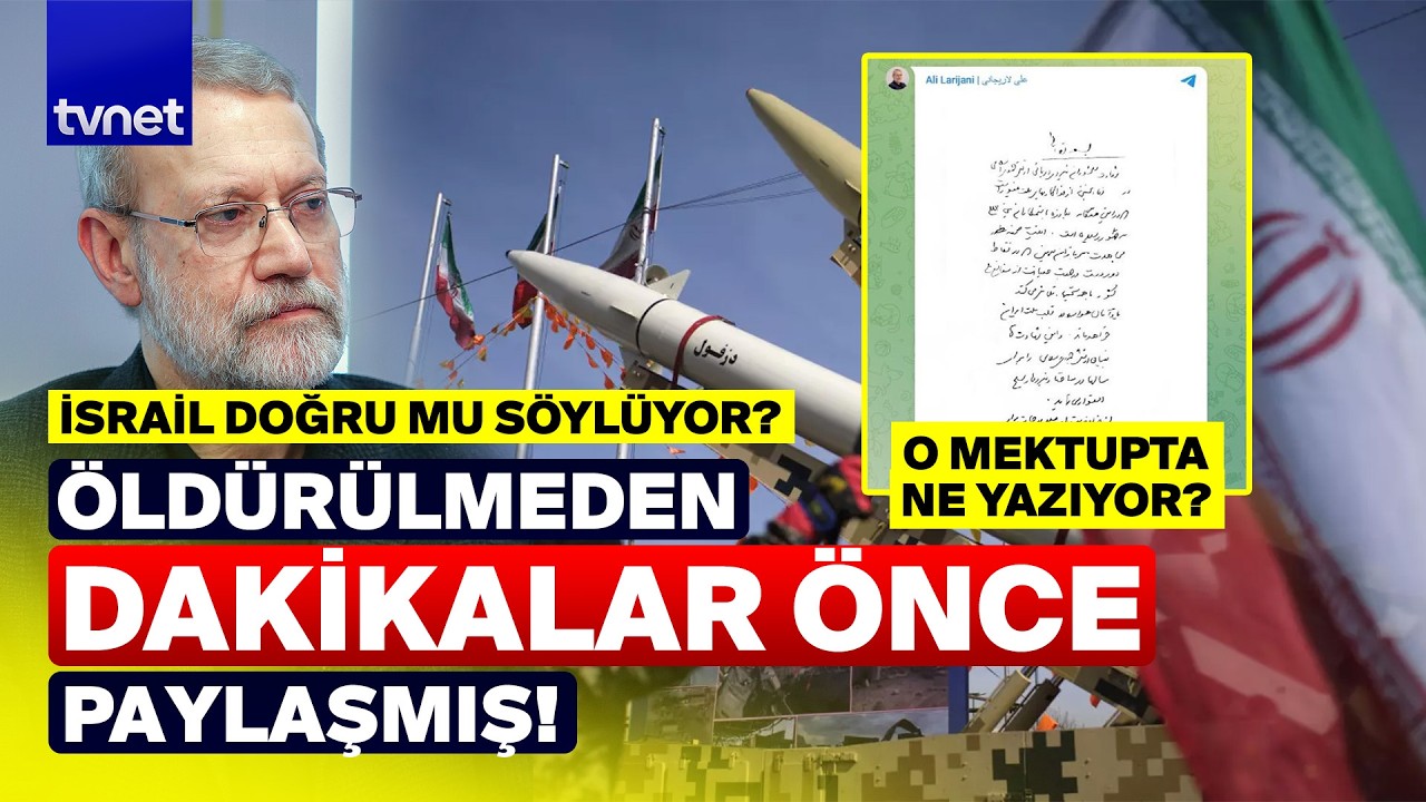 SAVAŞTA 18. GÜN: Ali Laricani öldürülmeden dakikalar önce bakın ne paylaşmış!