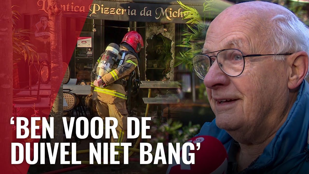 Brand pizzeria in de Pijp: omwonenden halsoverkop huis uit