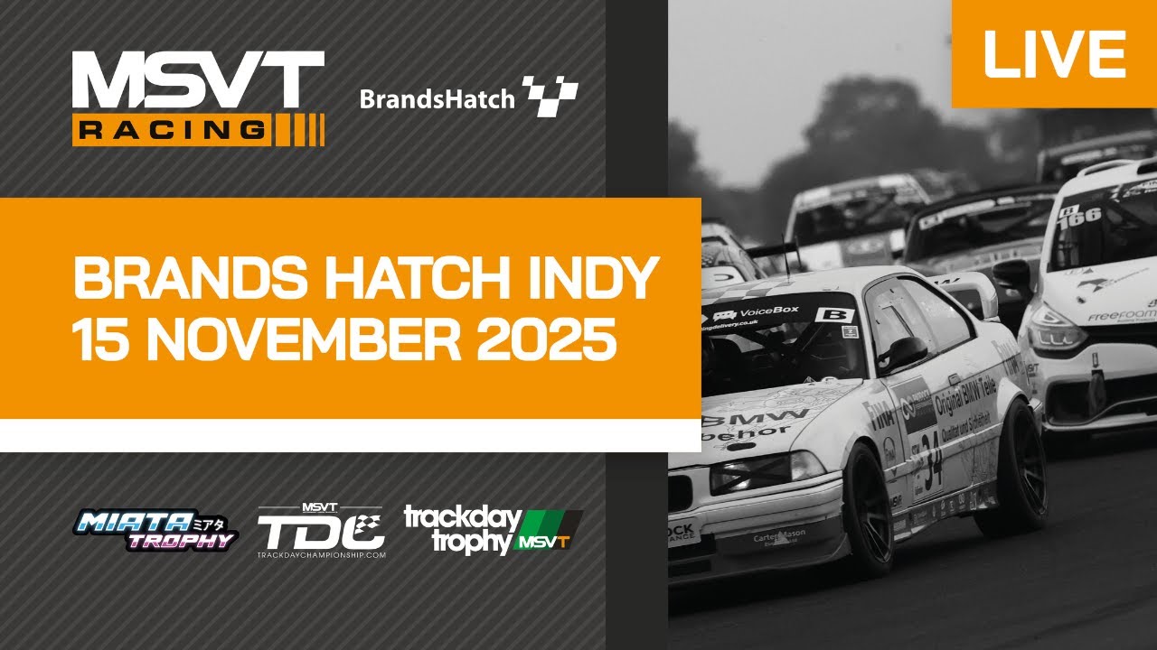 Miata Trophy, TDC & Trackday Trophy – Brands Hatch - MSVT Racing Season Finale – 15 November 2025