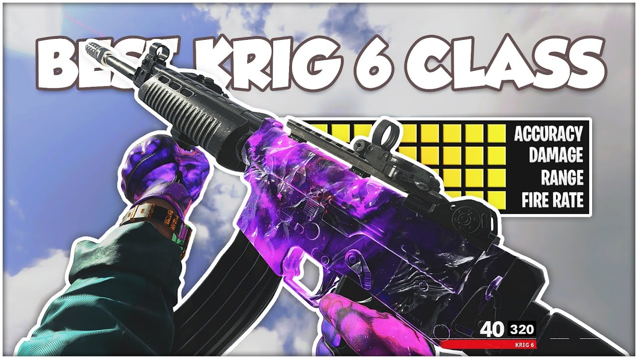 This is the Best Krig 6 Class in Black Ops Cold War Zombies!