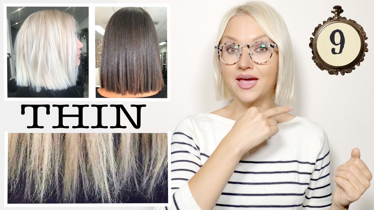 9 BEST TIPS to make THIN Hair LOOK THICK