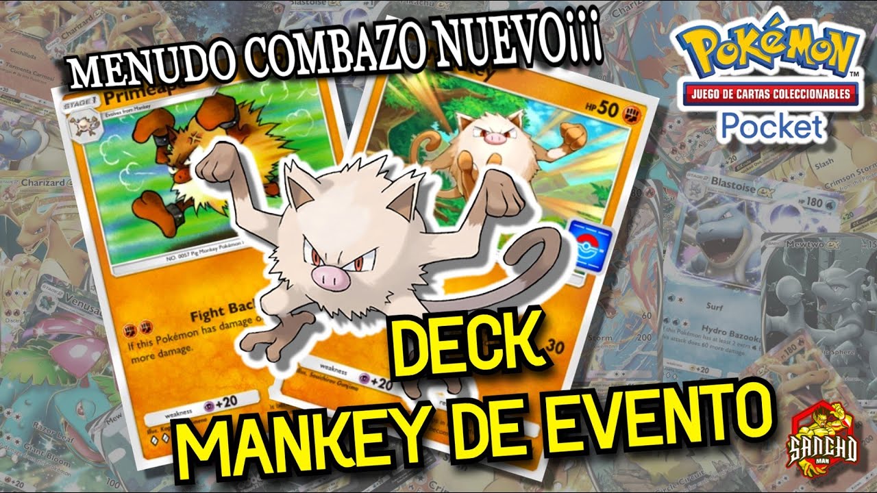 MENUDO COMBAZO NUEVO¡¡ | DECK MANKEY DE EVENTO | POKEMON TCG POCKET ESPAÑOL