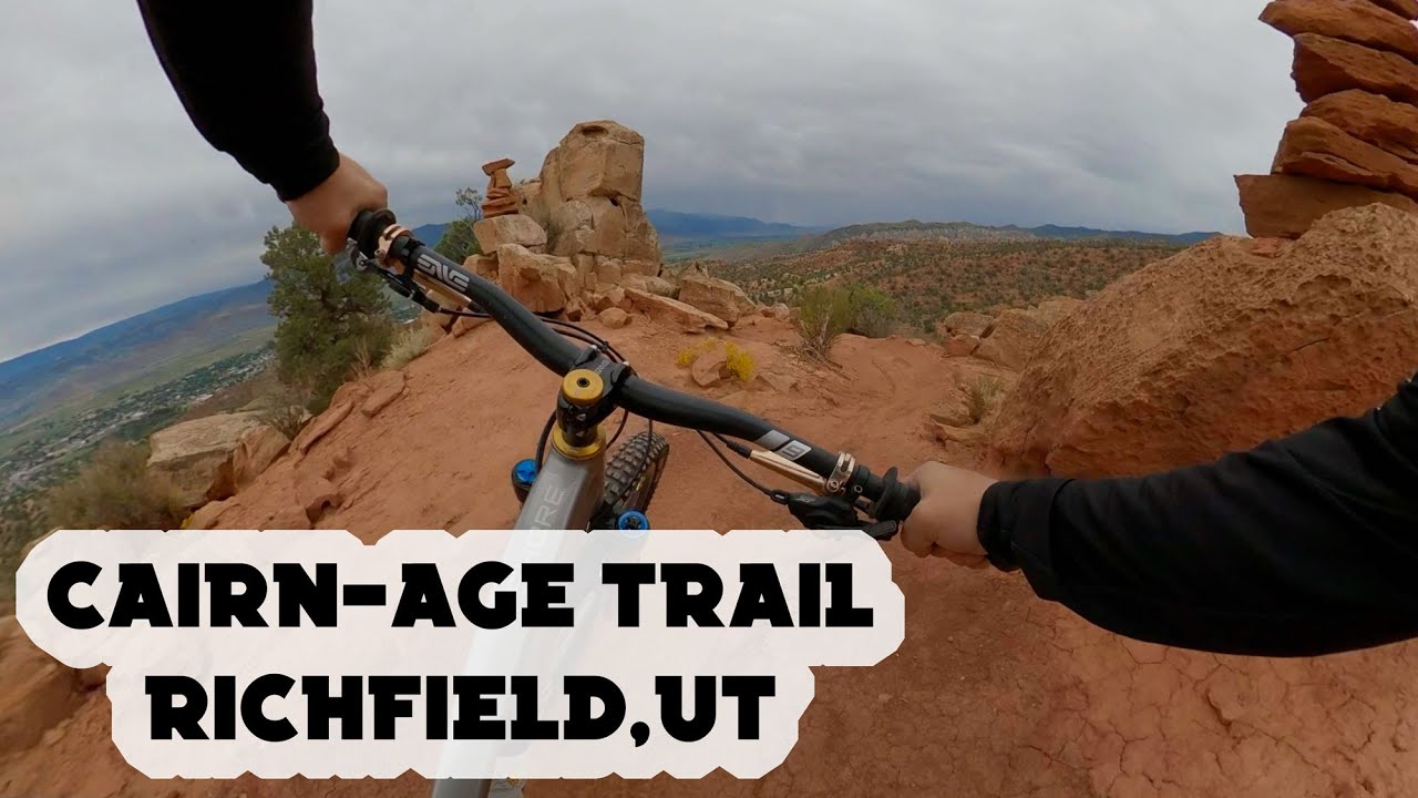 Cairn-Age Trail in Richfield, Utah - First Ride - 4K Wide POV