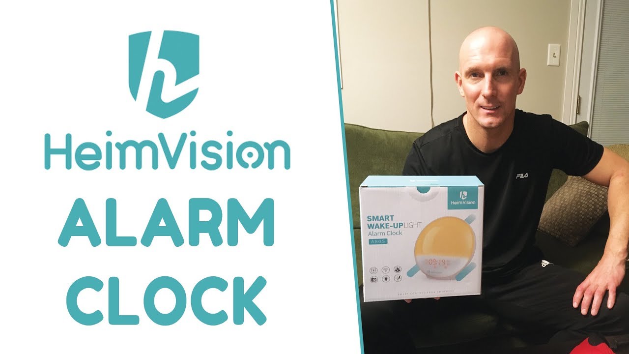 Smart Wake-Up Light Alarm Clock (4K) HeimVision