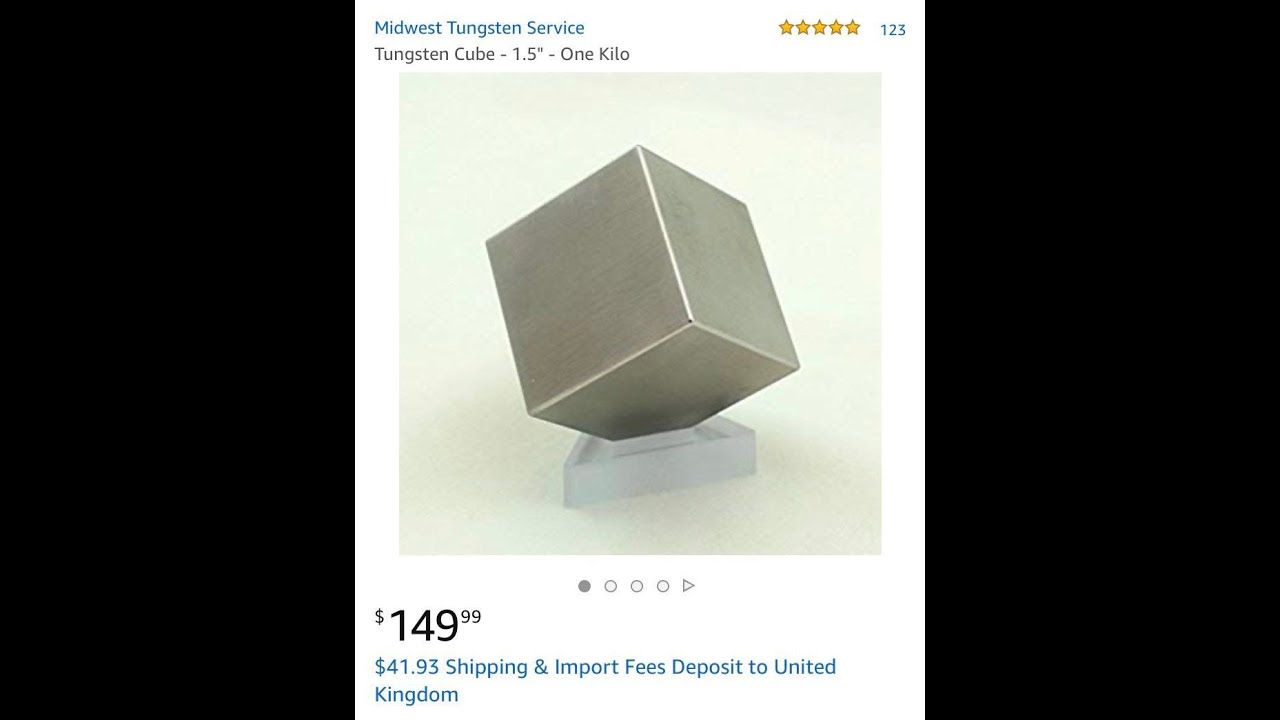 Tungsten cube review