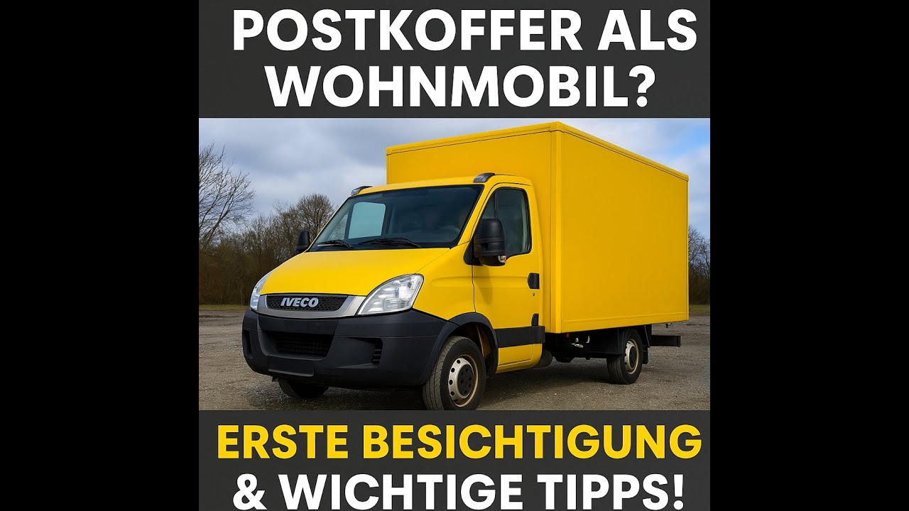 🚐 Iveco Daily Postkoffer als Wohnmobil? Erste Besichtigung & wichtige Tipps! 🛠️