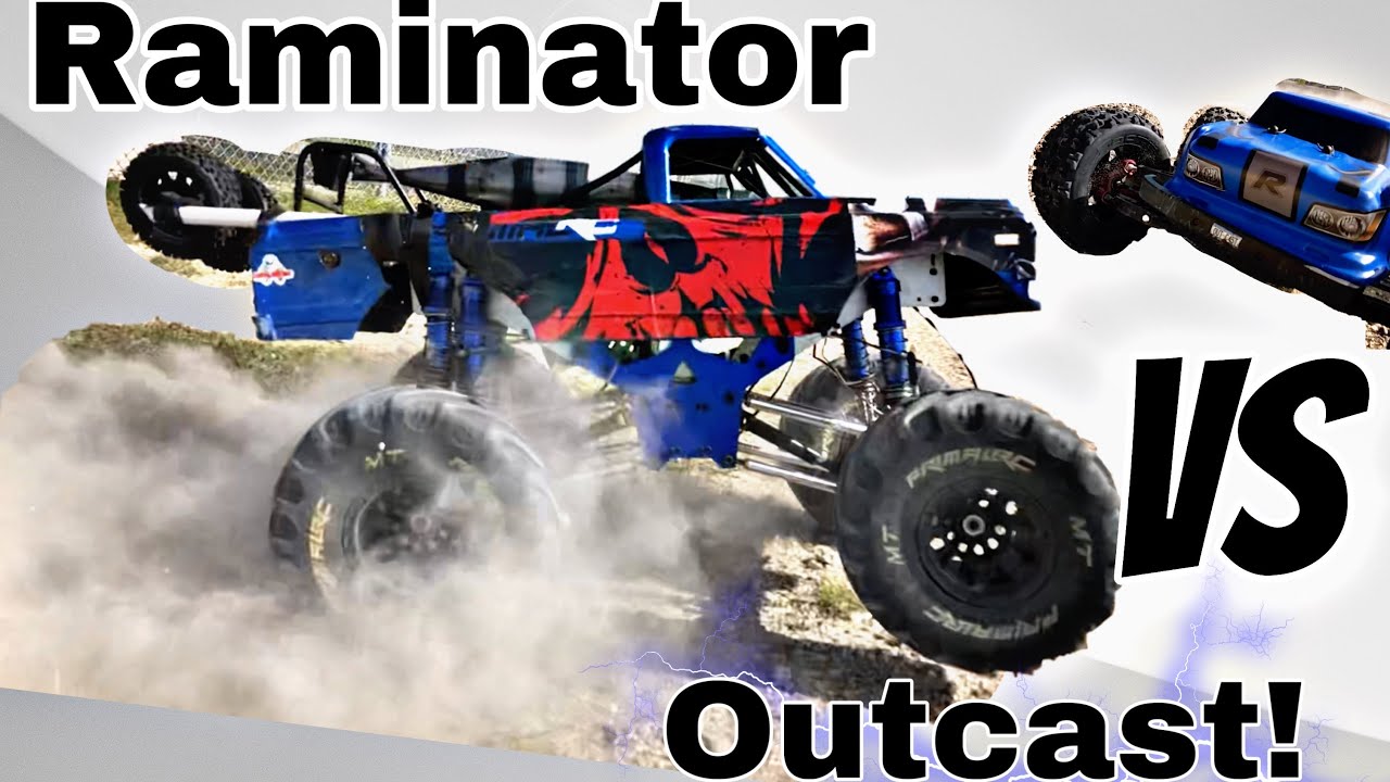 Primal Raminator 50CC Taylor VS Arrma Outcast 6s!