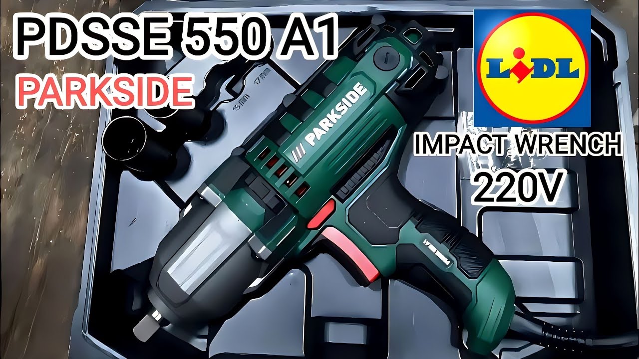 PARKSIDE PDSSE 550 A1 IMPACT WRENCH  #lidl #parkside#tools#impactwrench