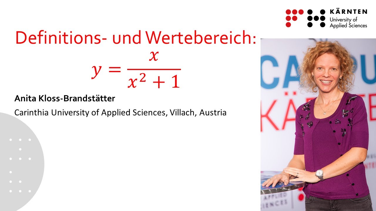 Definitions- und Wertebereich einer gebrochen rationalen Funktion