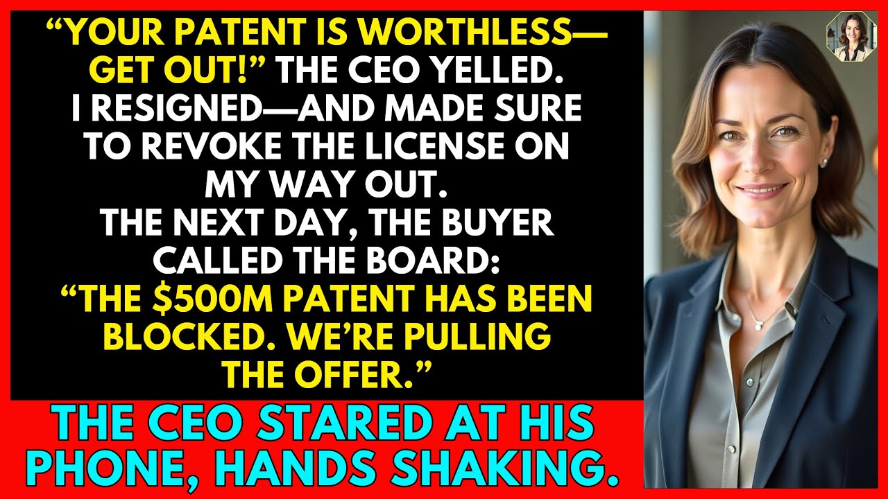 CEO Yelled “Get Out!” — My Resignation Cost Them $500M.