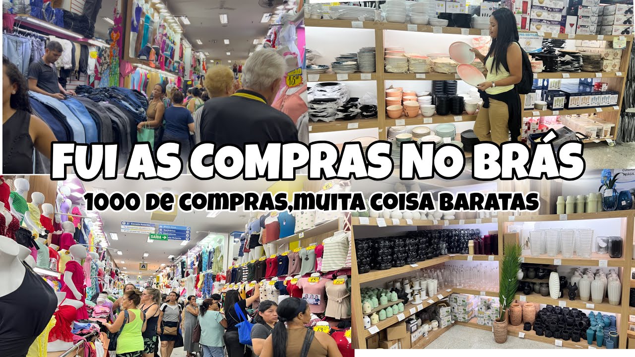 FUI ÁS COMPRAS NO BRÁS- FUI NO SHOPPING BUSCA BUSCA ,MUITA COISA BARATA-comprinhas pra CASA 🏠 