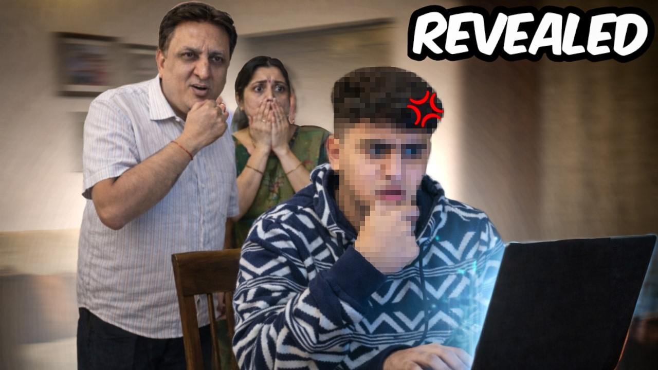I revealed my YouTube channel in my Family *shocking reaction