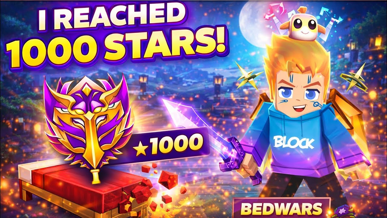 Reaching 1000 Stars and become top 30 in BlockmanGo Bedwars|Gameplay|Rankmode #bedwar#blockmango#fun