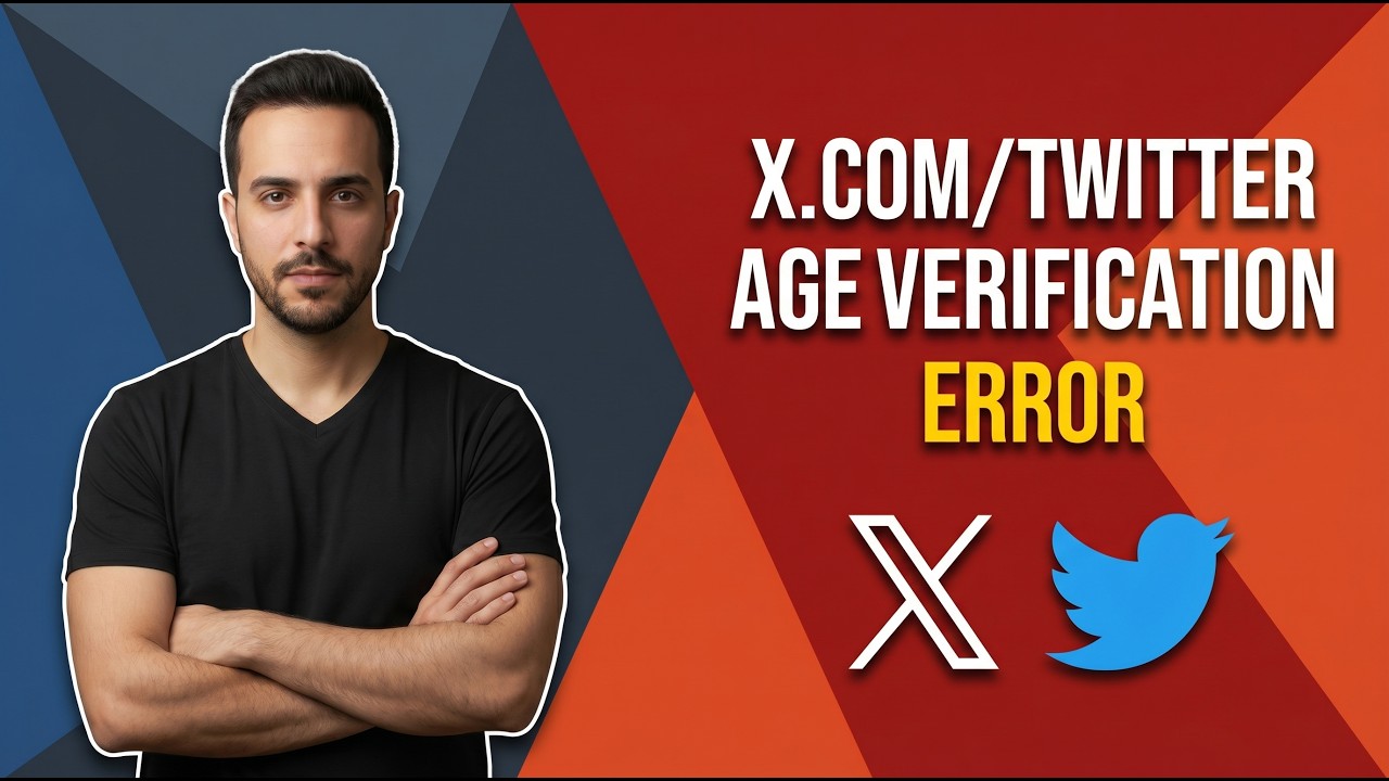 How To Fix X.Com/Twitter Age Verification Error (Easy Guide)
