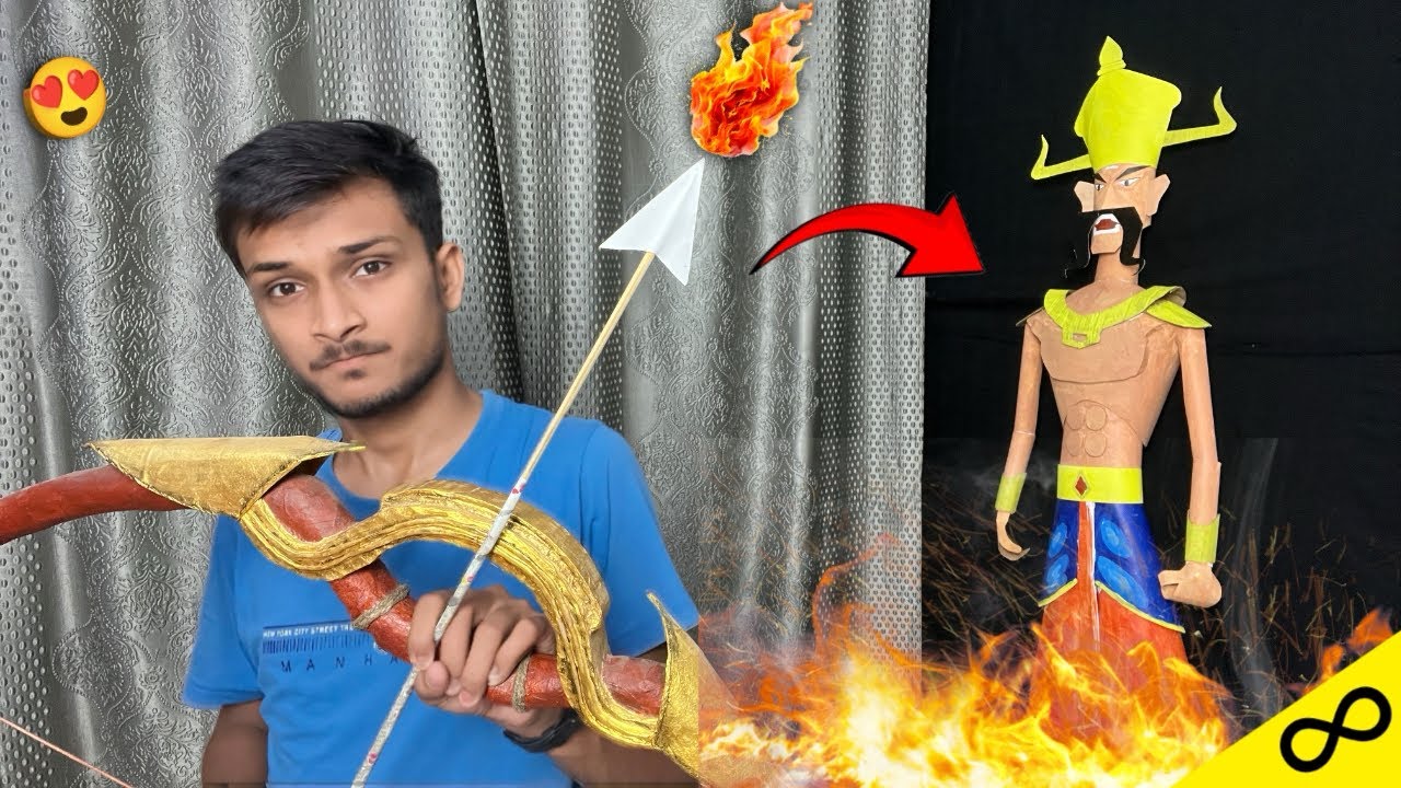 Bas ho gaya isliye Ravan dahan ke liye teer banaya