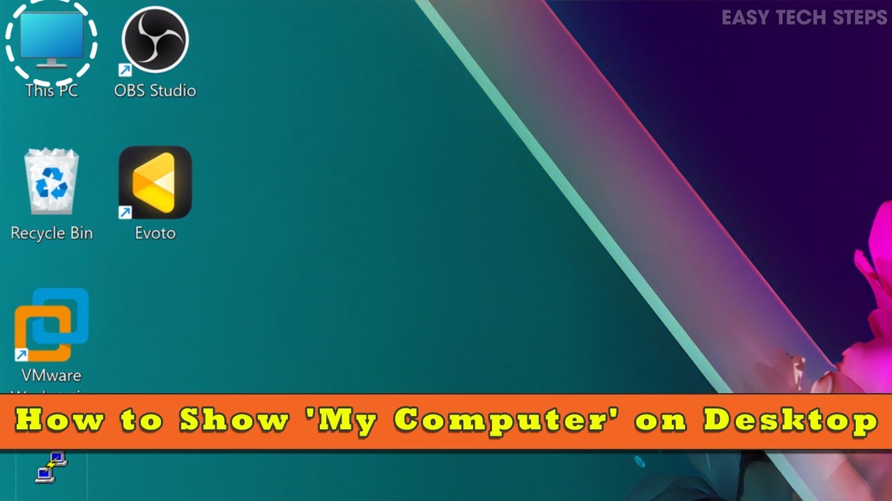 How to Show 'My Computer' on Desktop in Windows 11 | Easy Tech Steps