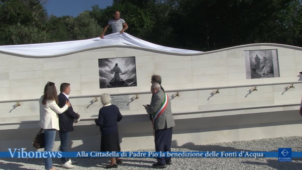 Alla Cittadella di Padre Pio la benedizione delle Fonti d’Acqua