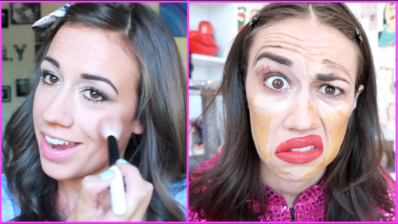 TRYING TO FOLLOW AN UGLY GIRLS MAKEUP TUTORIAL