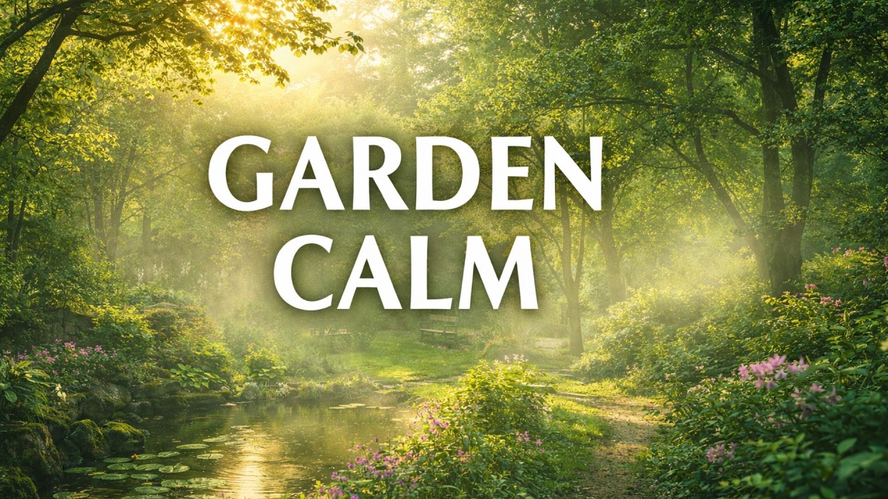 A Quiet Garden of Stillness | Piano & Bamboo Flute Music