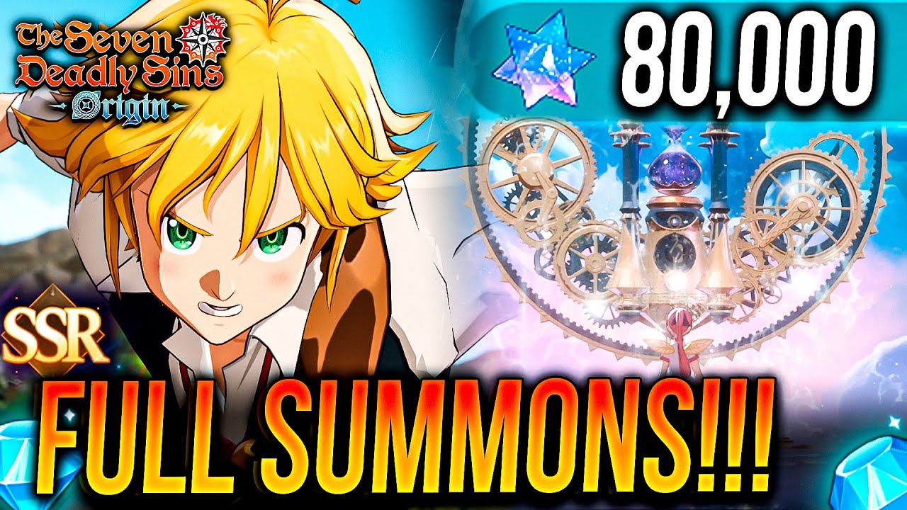 +200 SUMMONS 7DS ORIGIN!!! 💎+80,000💎 VAMOS POR TODOS LOS PERSONAJES! 🙂 | Seven Deadly Sins: Origin