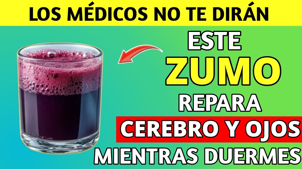 Mayores: Los 4 Mejores Jugos para Restaurar la Visión y la Memoria Mientras Duermes