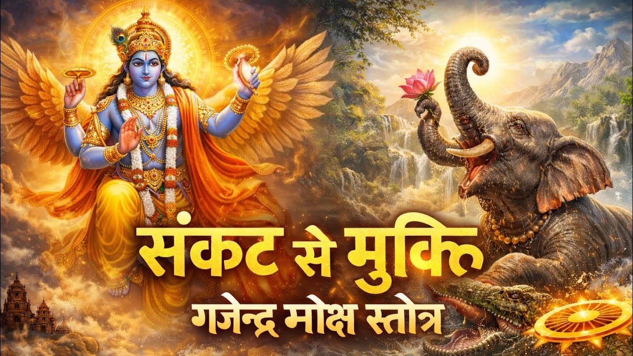 संपूर्ण गजेन्द्र मोक्ष स्तोत्र | संकट से मुक्ति का दिव्य पाठ  Sampurna Gajendra Moksha Stotra |
