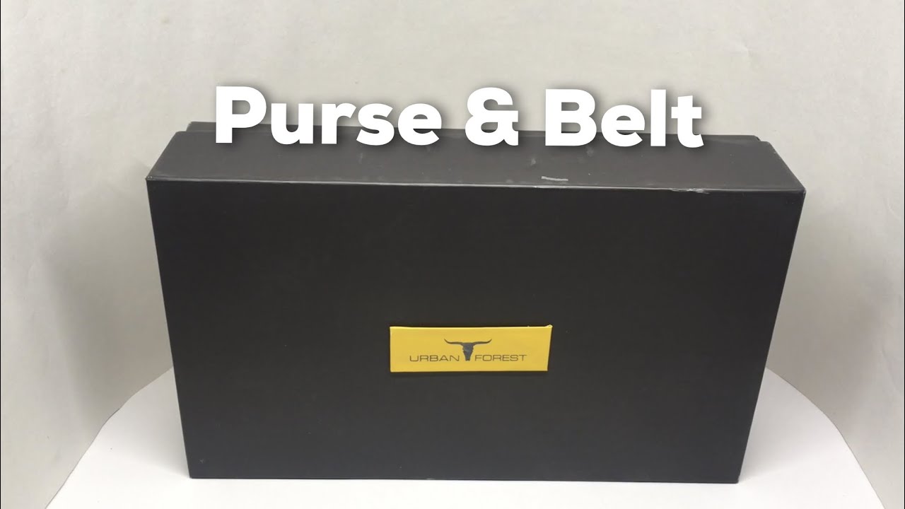 Urban Forest Drew Brown RFID Blocking Wallet & Belt