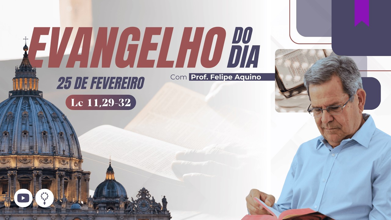EVANGLEHO DE 25.02.2026 - LC 12,24-32 - UMA GERAÇÃO MÁ QUE NÃO CONHECE JESUS