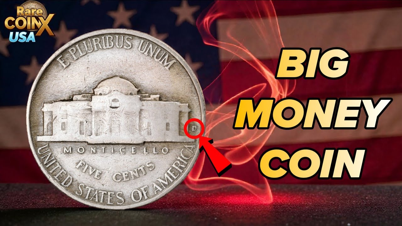 Top 5 Rarest Jefferson Nickels Worth $150K–$350K | Rare U.S. Coins Hidden in Plain Sight!