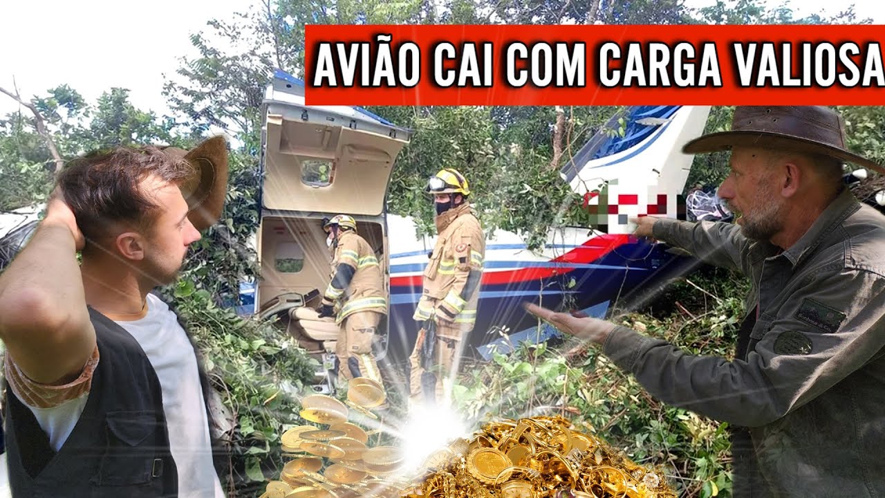 QUEDA de AVIÂO com CARGA valiosa VEJA oque RECUPERAMOS!!!