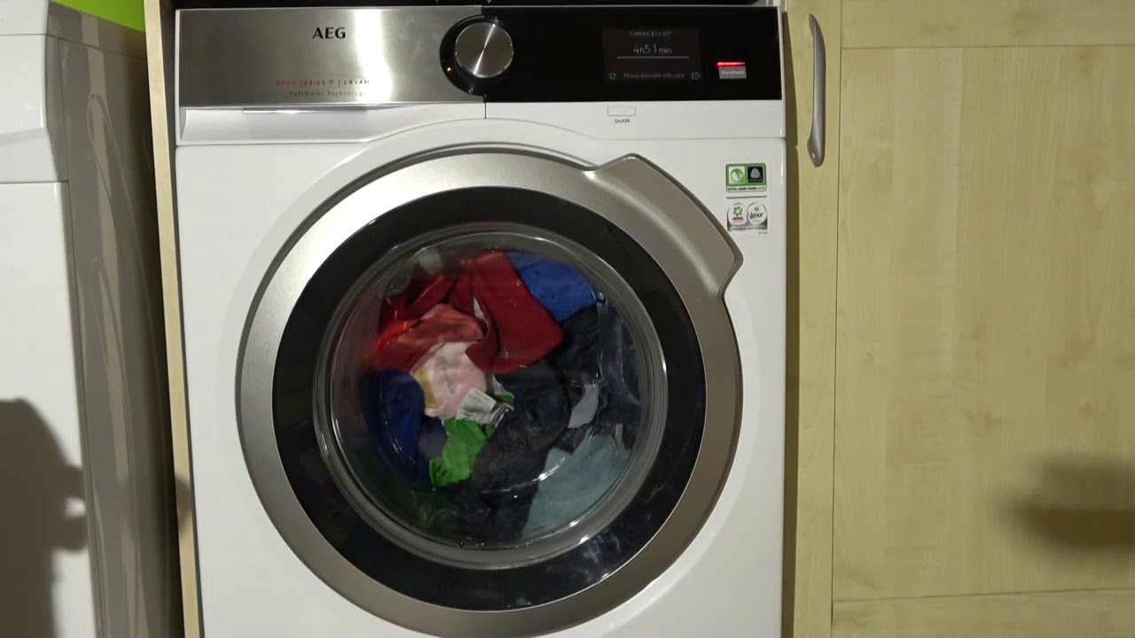 AEG 9000 series Soft water L9FEA966C - Cotton 60'c Eco A+++ -60% (Full cycle)