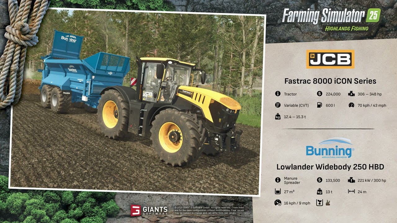 Информационные бюллетени по расширению рыболовного парка Highlands Fishing #1 &mdash; Farming Simulator 25