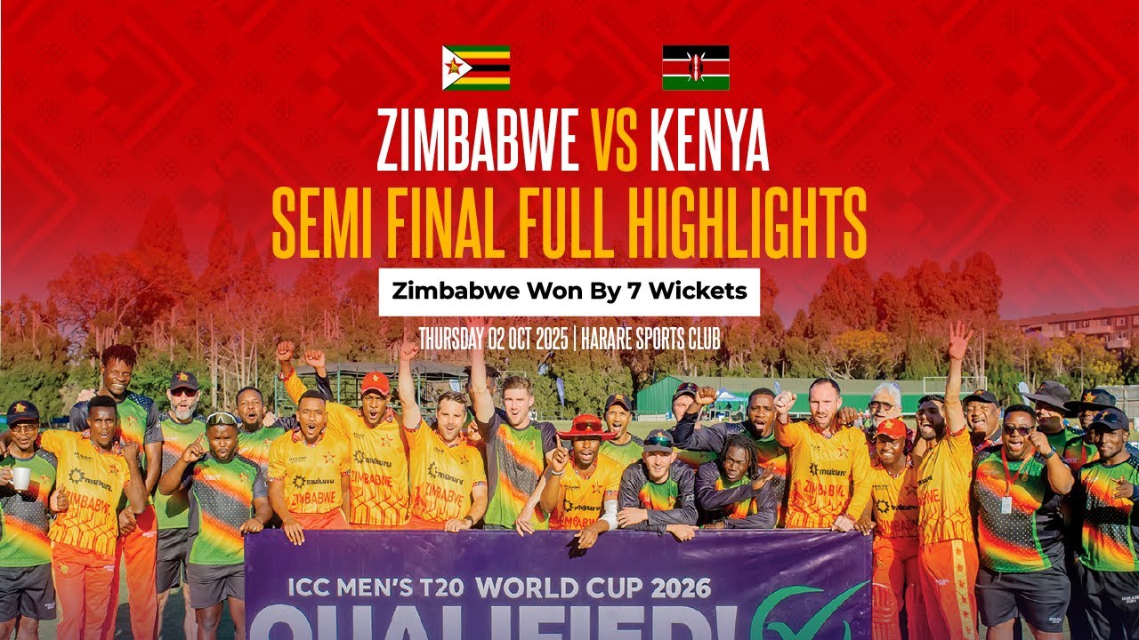 Zimbabwe vs Kenya Full Highlights | Dominant 7-Wicket Win | T20 World Cup 2026 Qualifier
