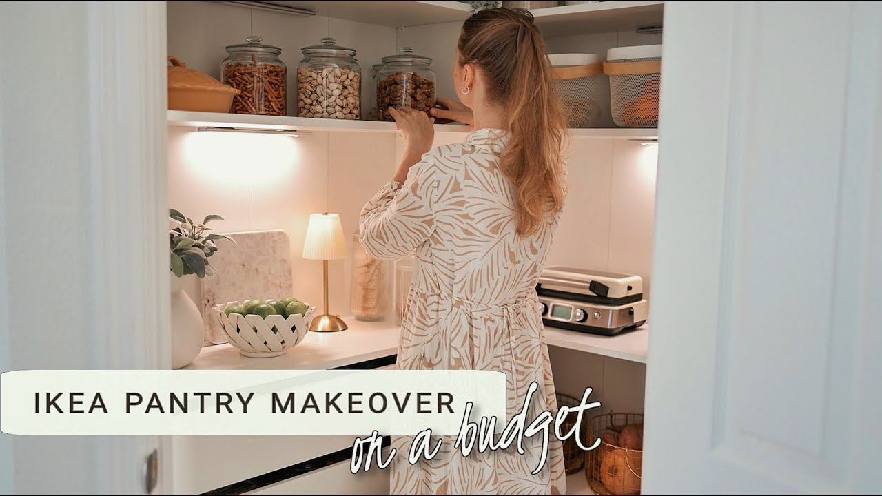 From Chaos to Calm: Decluttering and Organizing My Pantry | IKEA Pantry Makeover on a Budget