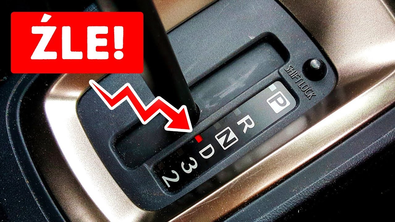 7 rzeczy, których nie powinieneś robić w samochodzie z automatyczną skrzynią biegów