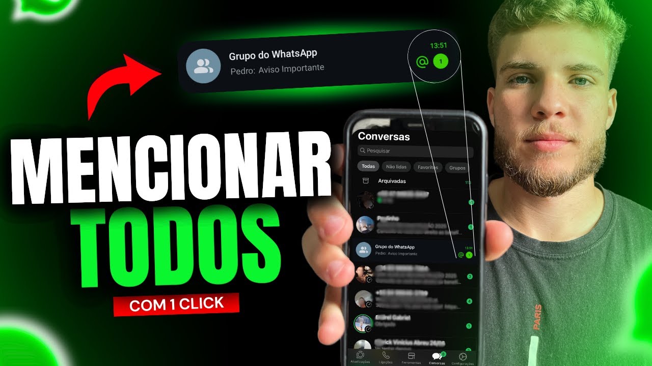 Como Marcar Todos do Grupo no WhatsApp de Uma Vez