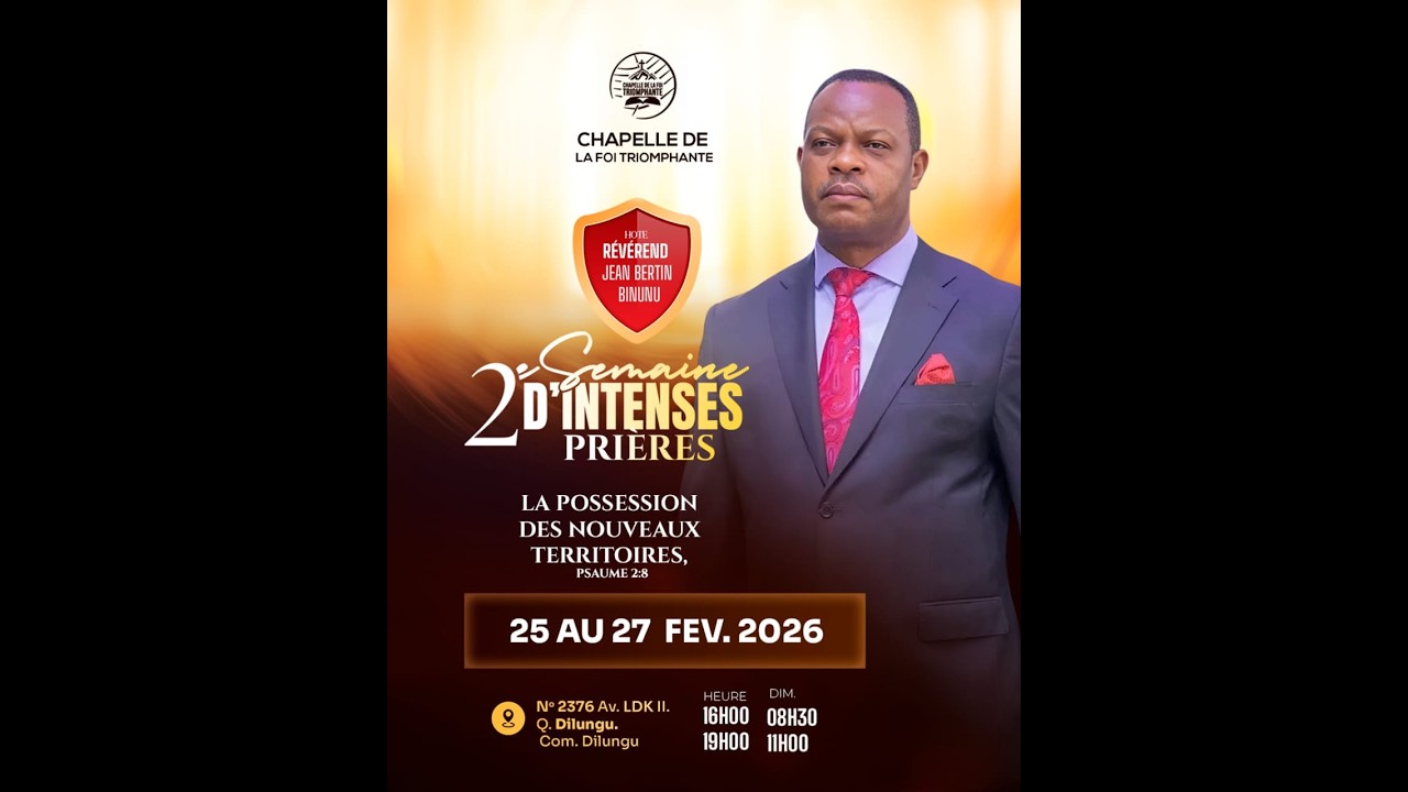 Séminaire d'intense prières