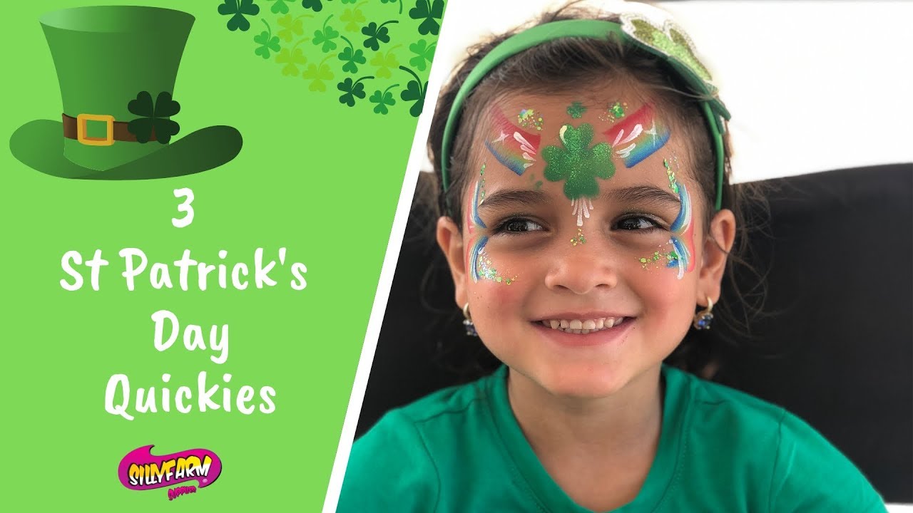 St Patrick's Day Face Painting Quickies
