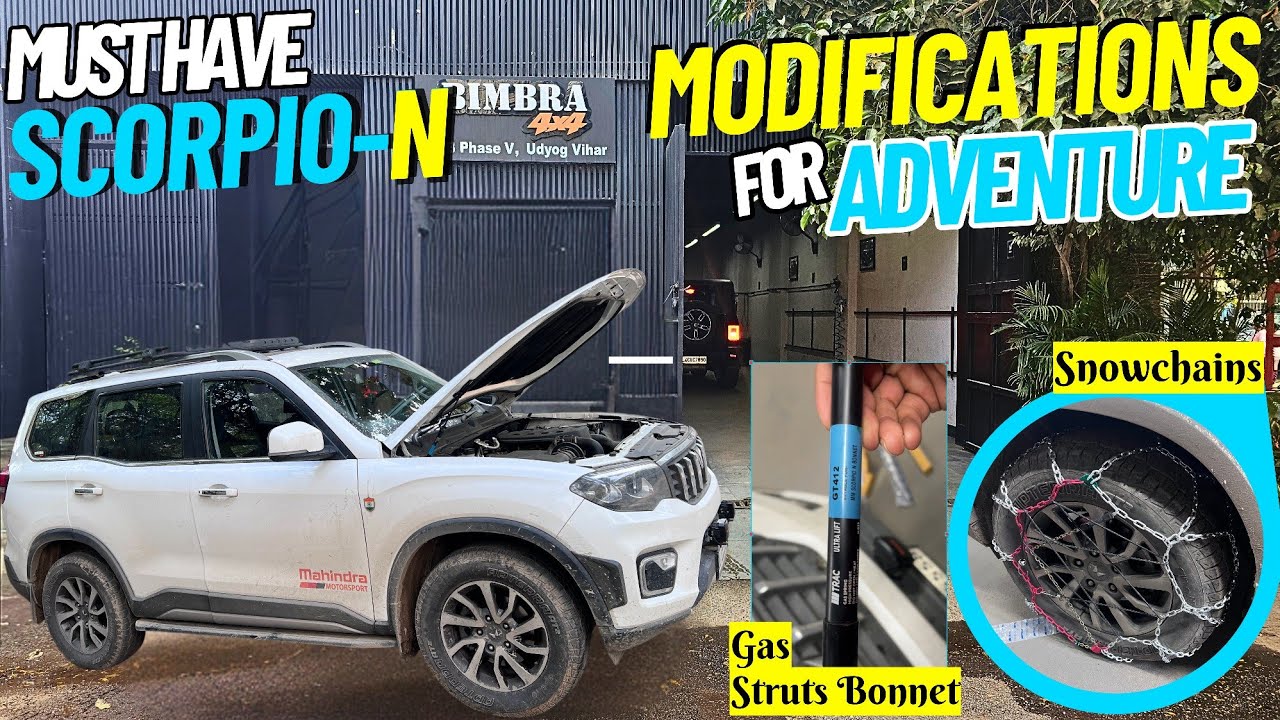 Mahindra Scorpio-N 4x4 Modification | Preparing for Adventure #mahindra #scorpio #automobile #travel