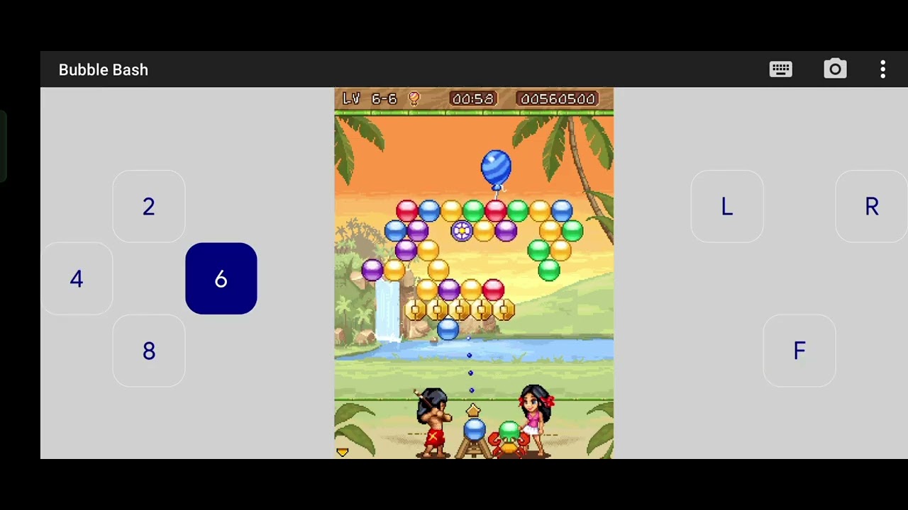 Bubble Bash Java Game - Area 6 East Lake J2ME Loader