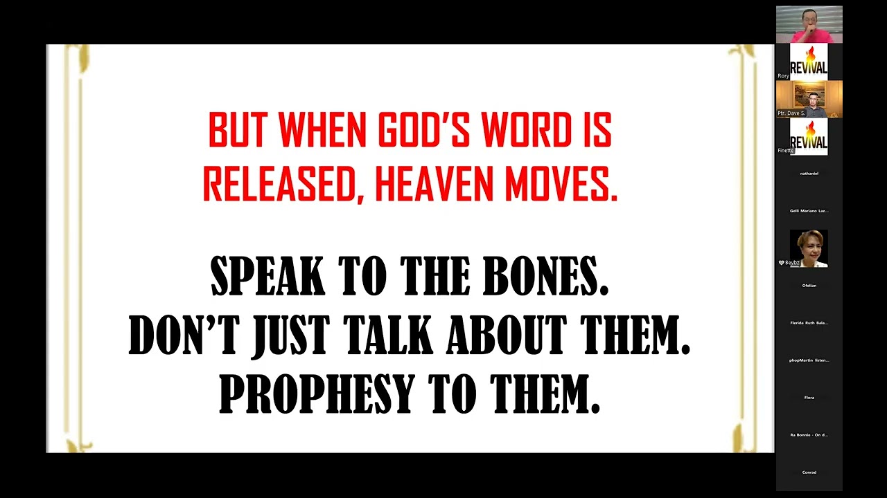 FEBRUARY 24 / PROPHESY TO THESE BONES | PTR. ROBERT PARCASIO