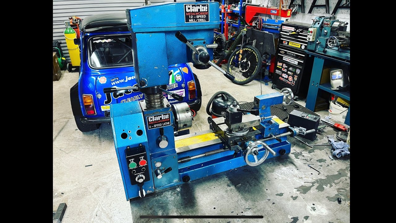 Clark CL500m lathe 3 phase motor upgrade