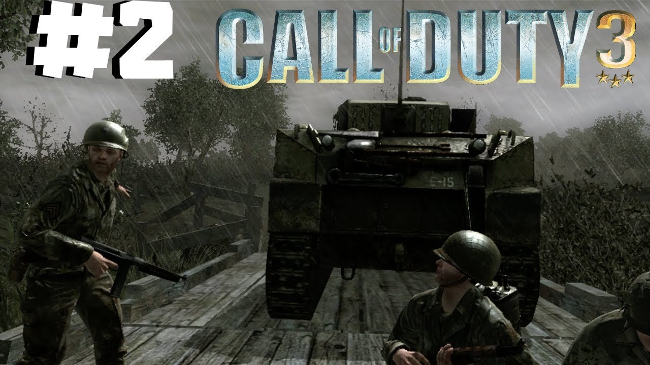Call of Duty 3 - Single Player Campaign Walkthrough // Chapter TWO (THE ISLAND)