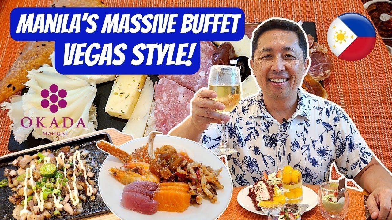 5 STAR LUXURY OKADA HOTEL 🇵🇭 BEST BUFFET I've ever had at the Medley Buffet Manila Philippines!